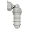 Satco LED Adjustable Vapor Tight Fixture - 20W - CCT Selectable 3K/4K/5K - Gray Finish 65/550 - alternate 1